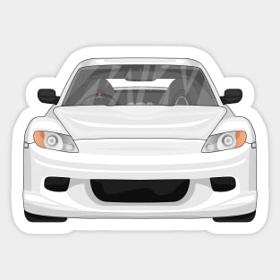 RX8 WHITE Sticker